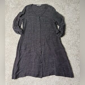 Flax Charcoal Maxi Dress